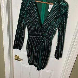 cassie velvet wrap dress